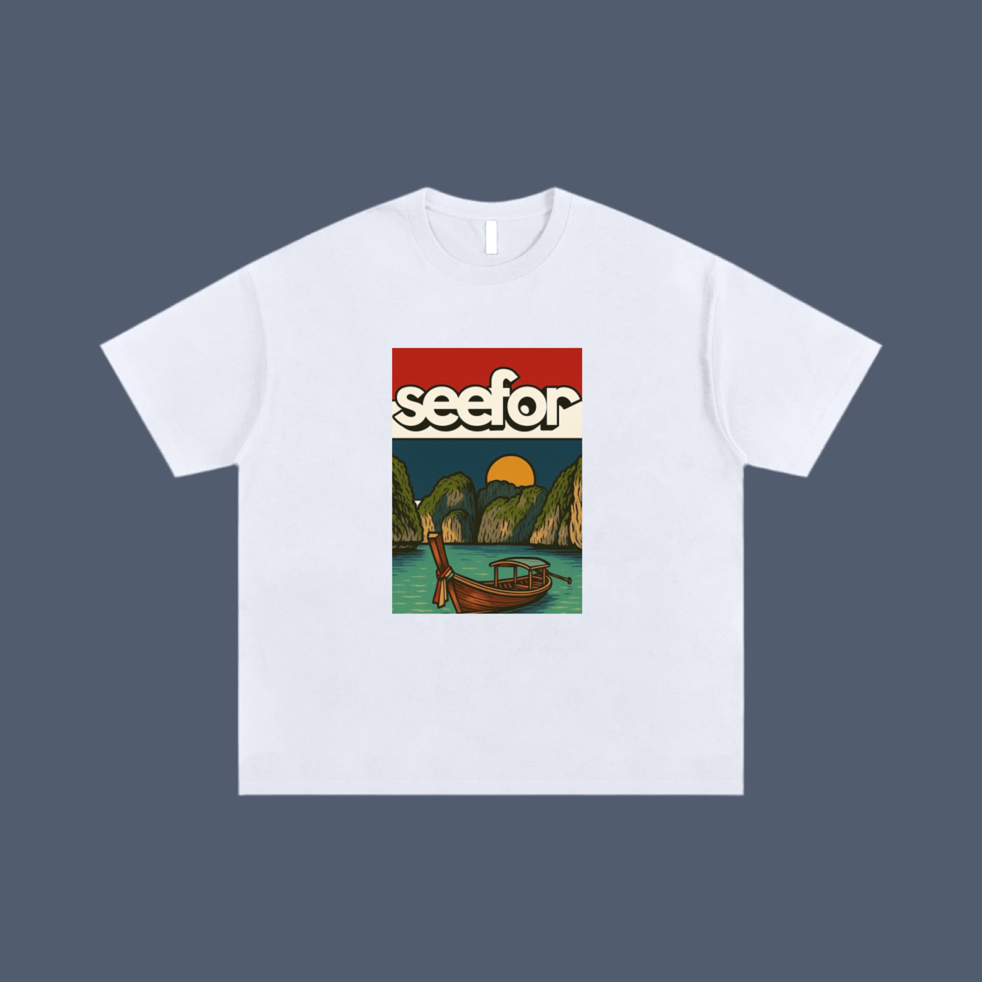 Oversized Seefor Thai Boat T-shirt