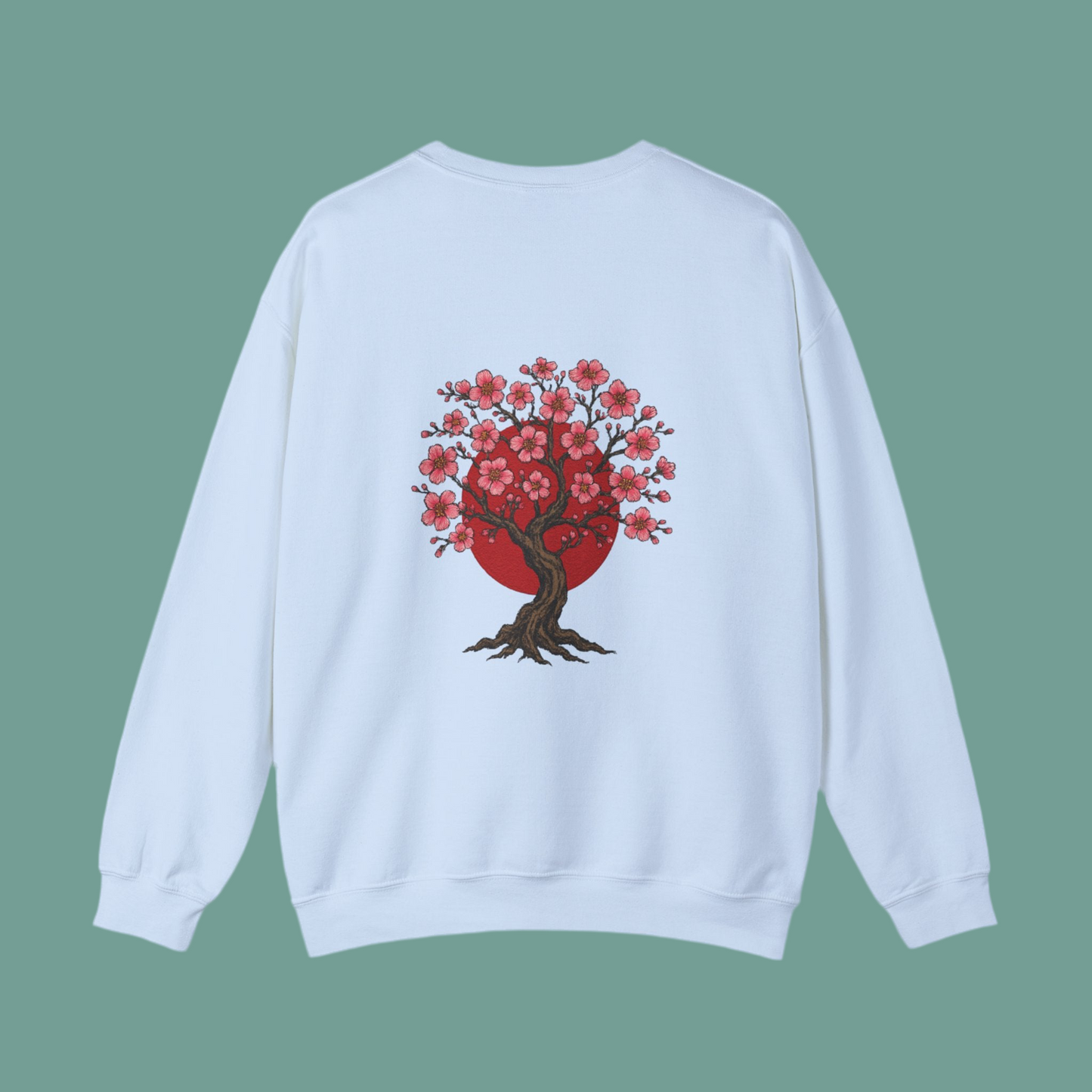 Seefor Sakura Embroidered Heavy Sweatshirt