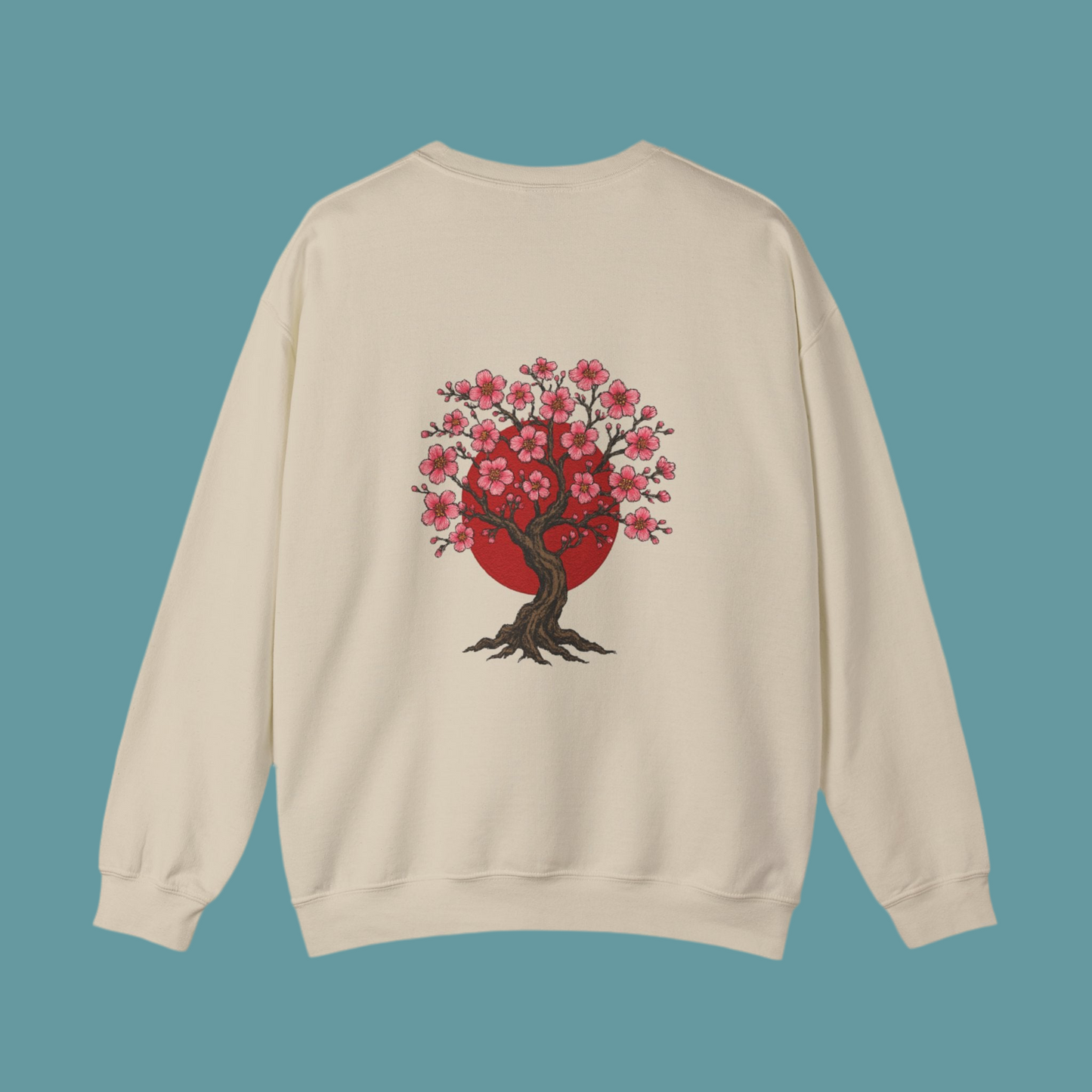 Seefor Sakura Embroidered Heavy Sweatshirt