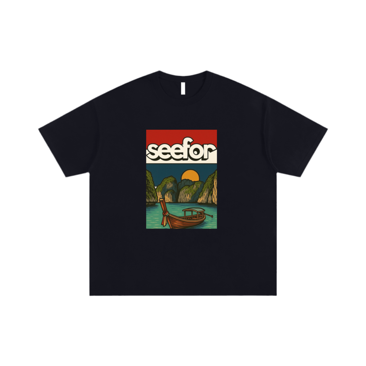 Oversized Seefor Thai Boat T-shirt