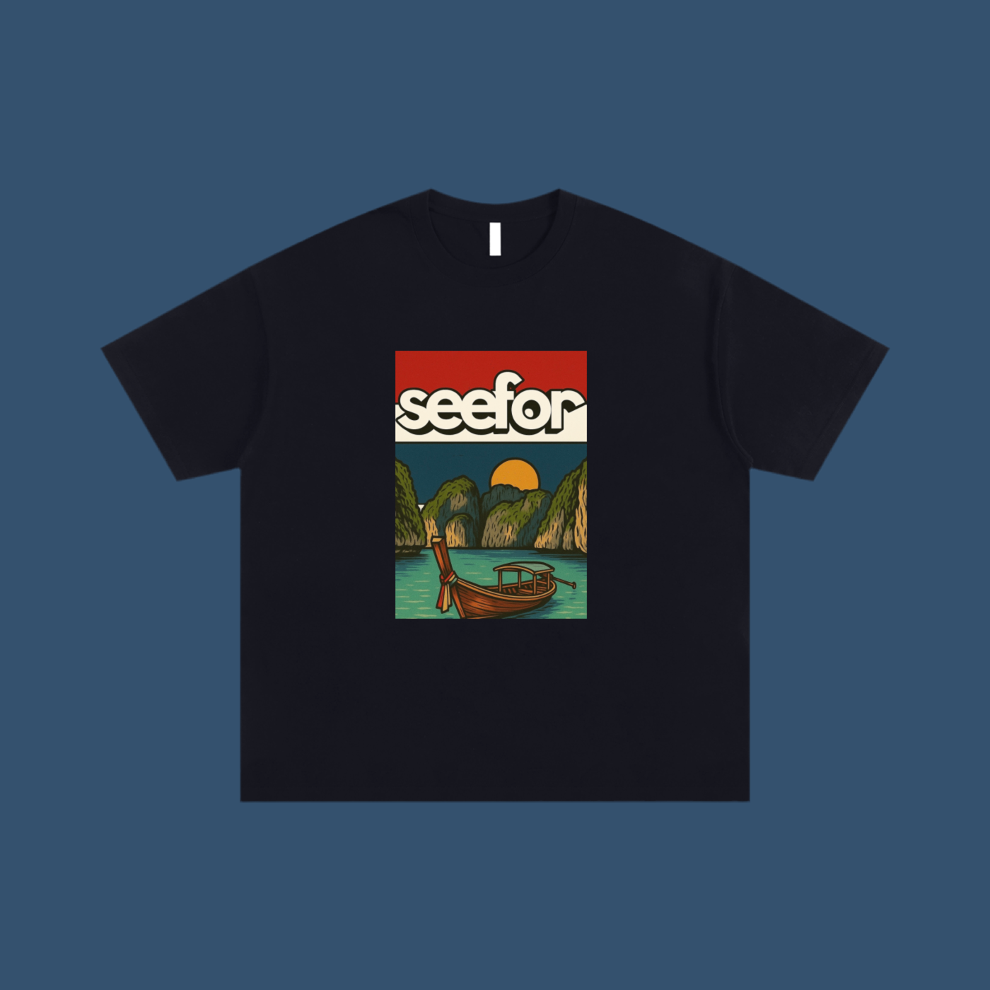 Oversized Seefor Thai Boat T-shirt