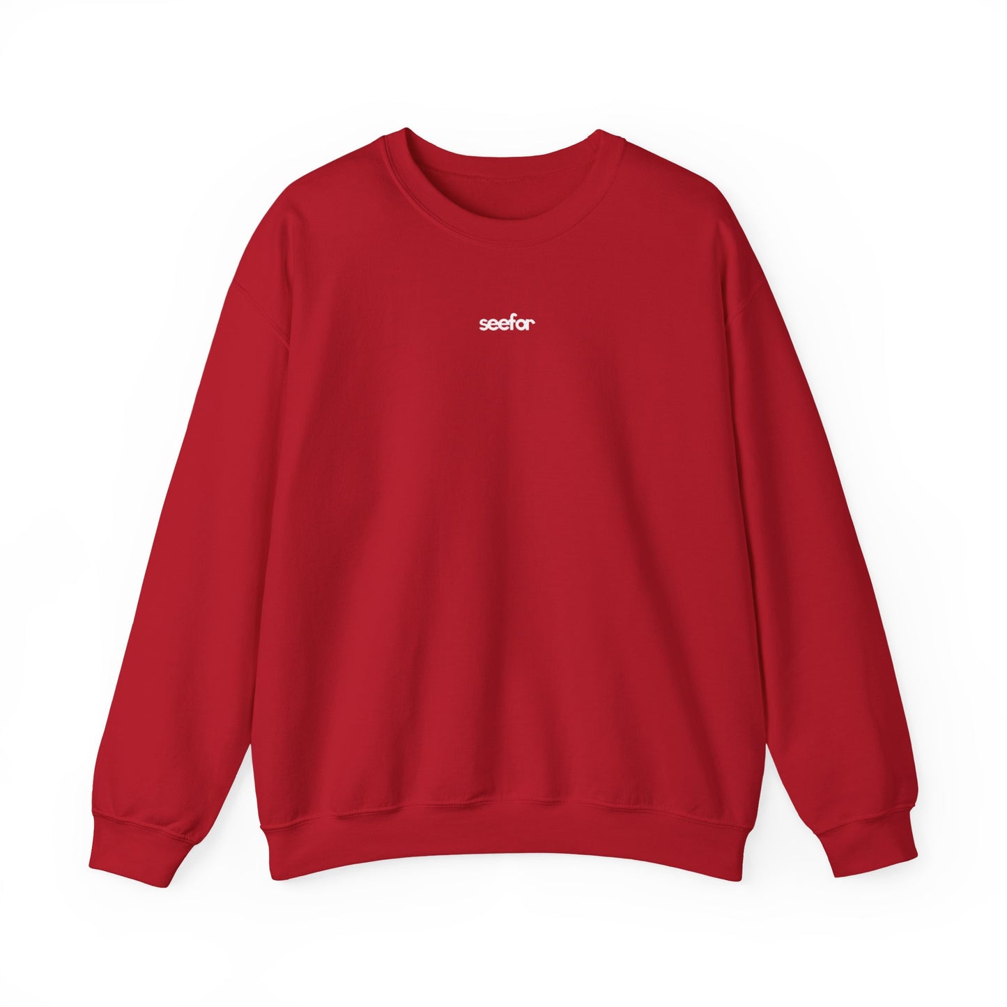Seefor Essentials Red Embroidered Heavy Sweatshirt