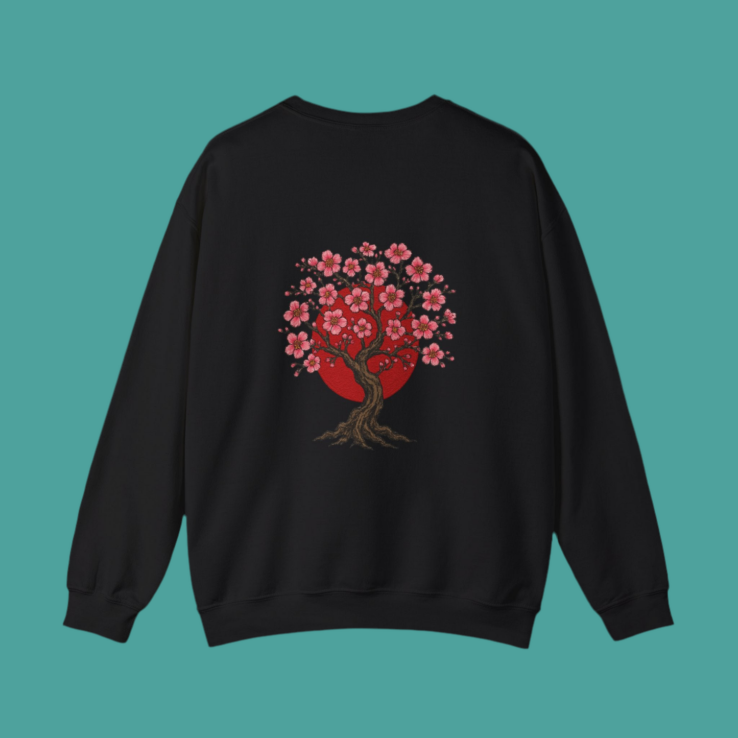 Seefor Sakura Embroidered Heavy Sweatshirt