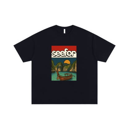 Oversized Seefor Thai Boat T-shirt