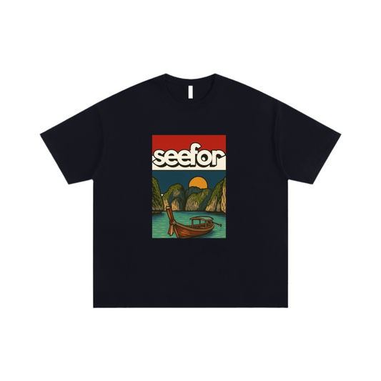Oversized Seefor Thai Boat T-shirt
