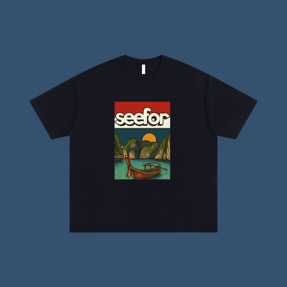 Oversized Seefor Thai Boat T-shirt